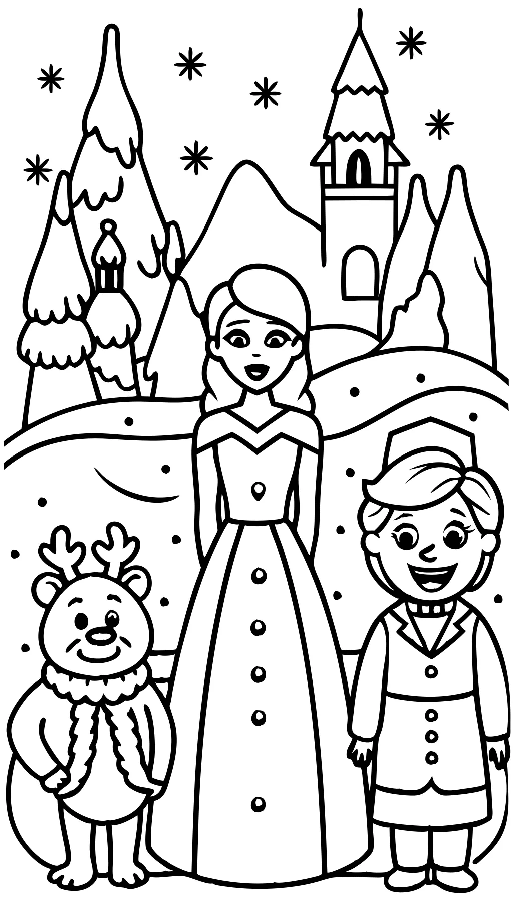 free coloring pages of frozen